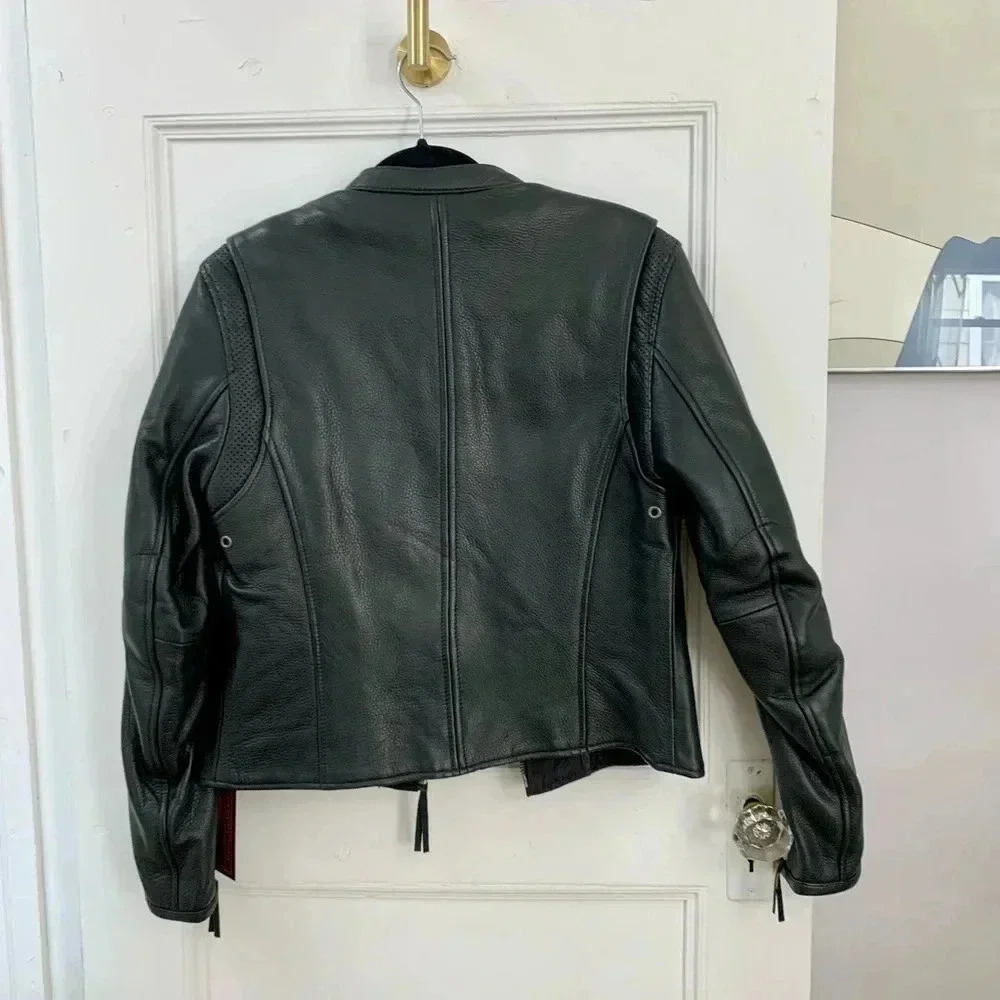 Genuine Leather Vintage Jacket sz small - Picture 14 of 16